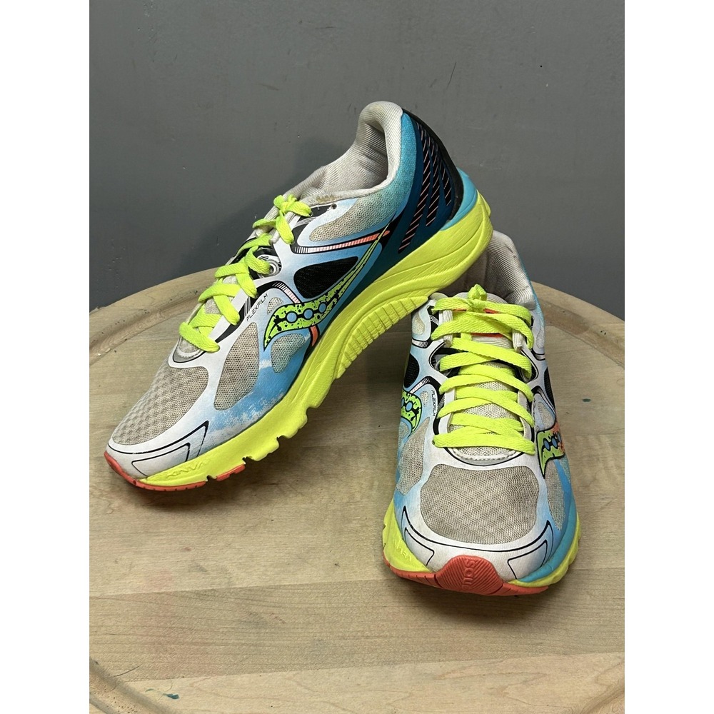 Saucony Kinvara 6 Shoes Sneakers Womens Size‎ 9 Multicolor Running Neon S10282-1